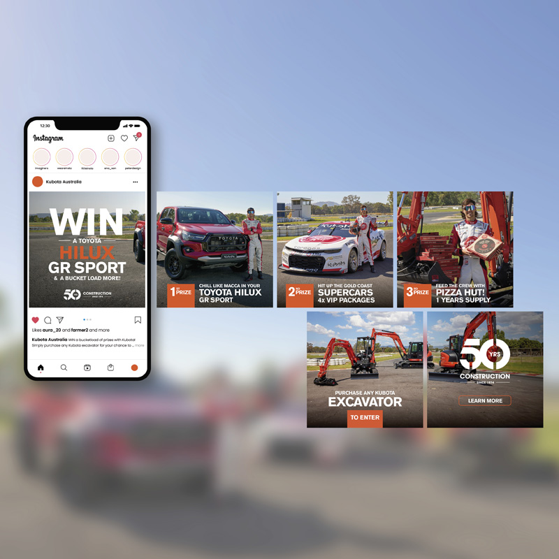 Hindsight Creative | Kubota 50 Years Campaign