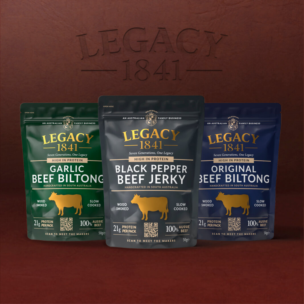Hindsight Creative | Legacy 1841 Beef Jerky