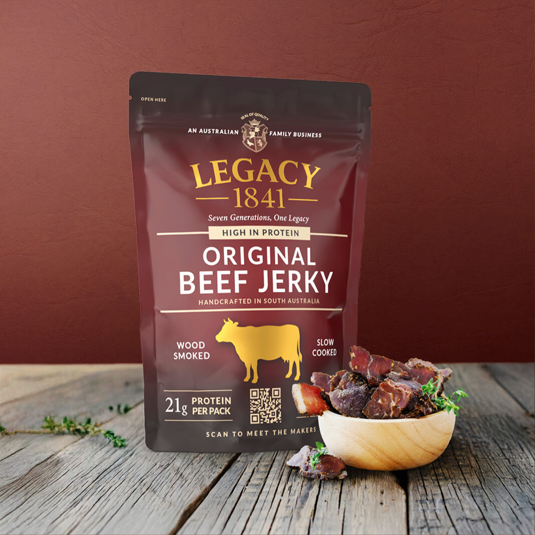 Hindsight Creative | Legacy 1841 Beef Jerky