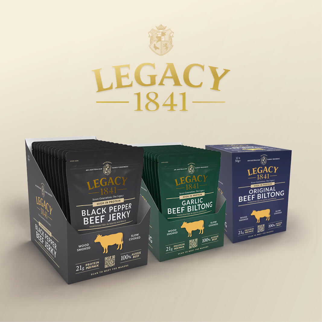 Hindsight Creative | Legacy 1841 Beef Jerky