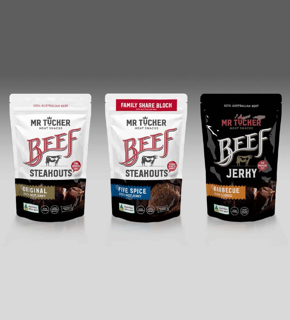Hindsight Creative | Mr Tucker Meat Snacks